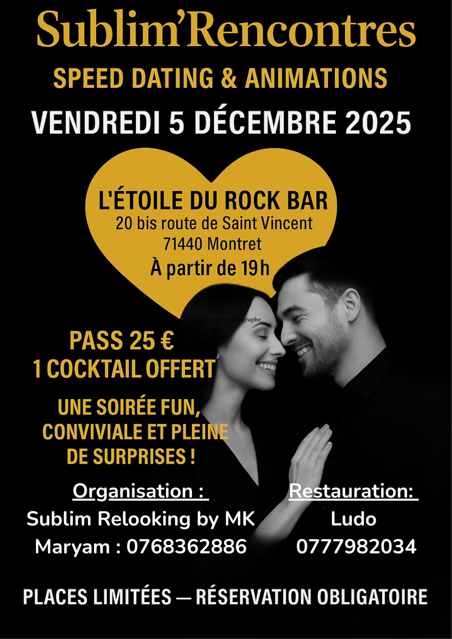 soirée rencontres célibataires