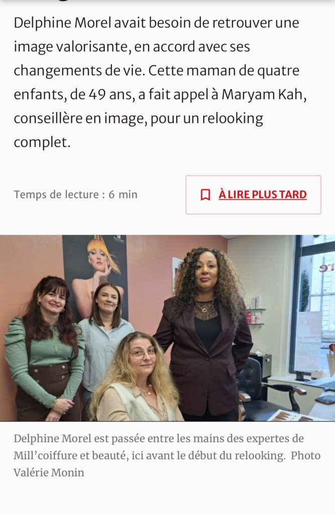 Relooking Delphine Morel by Maryam Kah. Photo JSL 2026